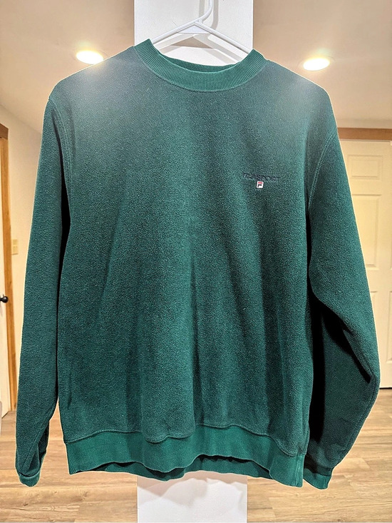 Fila Other - Vintage 25Fila Sport The Collection Green Fleece Crewneck Size Small